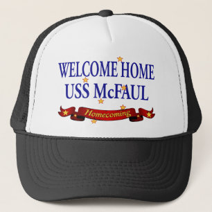 Welcome Home USS McFaul Trucker Hat