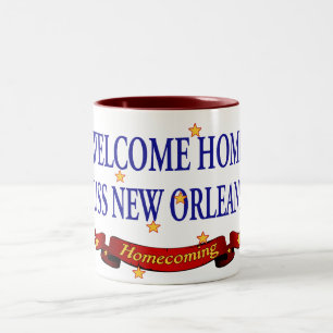 Welcome Home USS New Orleans Two-Tone Coffee Mug