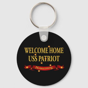 Welcome Home USS Patriot Key Ring