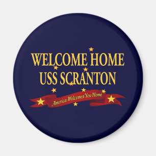 Welcome Home USS Scranton Magnet
