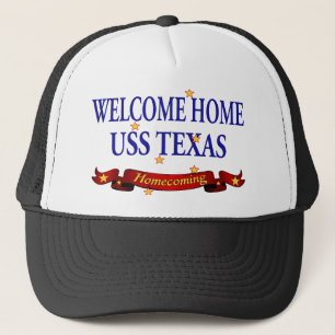 Welcome Home USS Texas Trucker Hat