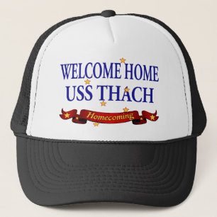 Welcome Home USS Thach Trucker Hat