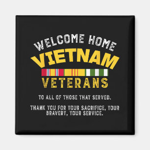 Welcome Home Vietnam Veterans - Old Man Vietnam Ve Magnet
