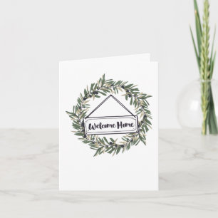 Welcome Home Wreath Custom Real Estate Card