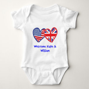 Welcome Kate & William/ Royal Wedding Baby Bodysuit