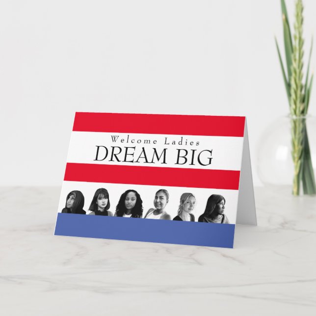 Welcome Ladies Dream Big Citizenship Card (Front)