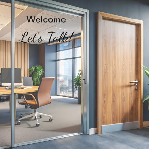 Welcome Let’s Talk Entrance Office