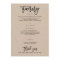 Welcome Letter and Itinerary Wedding Welcome Bag