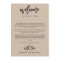 Welcome Letter and Itinerary Wedding Welcome Bag