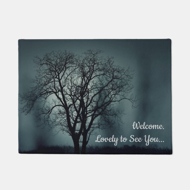 Welcome. Lovely to See You…Halloween Doormat (Front)