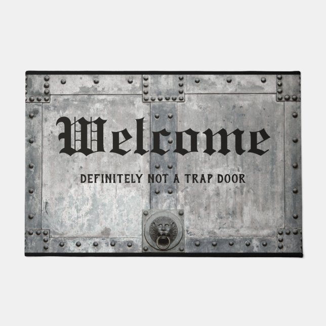 Welcome Mat - Definitely Not A Trap Door (Front)