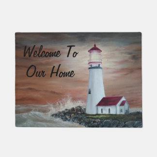 Welcome Mat Lighthouse