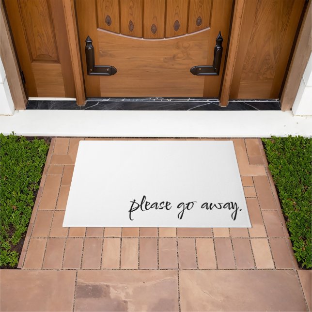 Welcome Mat - Please Go Away. (Outdoor)