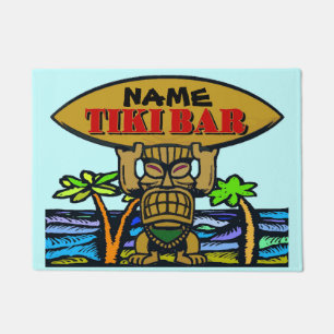 Welcome Mat, Tiki Bar, island Doormat