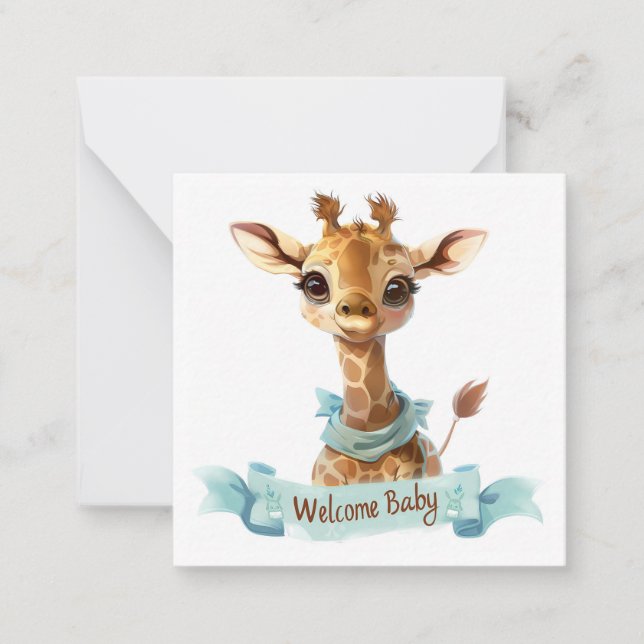 Welcome New Baby Card (Front)