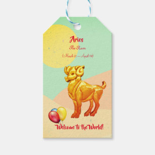 Welcome 'New Baby' Ram Gift Tags