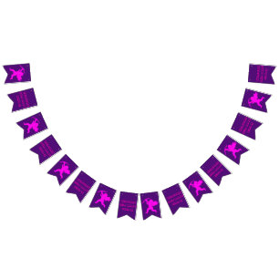 Welcome Our Girl Swallowtail Party Bunting Banner