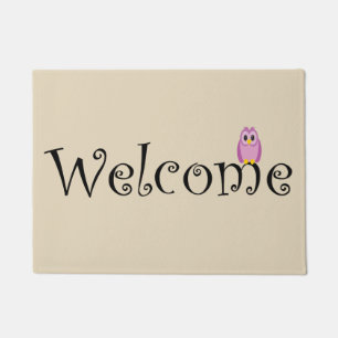 Welcome Owl Mat