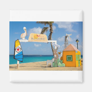 Welcome photo spot at sea in Bonaire.JPG Magnet