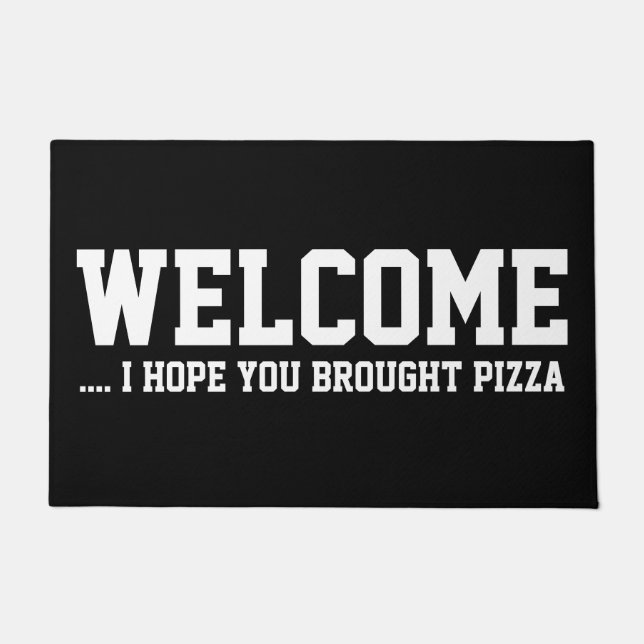 Welcome Pizza Doormat (Front)