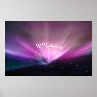 welcome poster