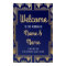 Welcome Poster Gatsby Art Deco Gold Wedding Poster