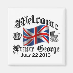 Welcome Prince George July 22 Magnet