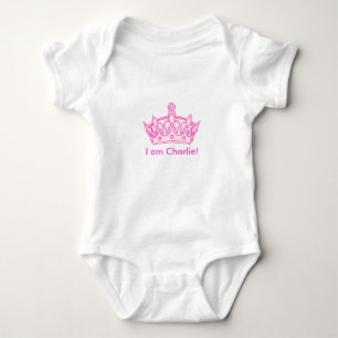 Welcome Princess Charlie! Baby Bodysuit