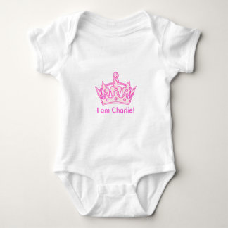 Welcome Princess Charlie! Baby Bodysuit