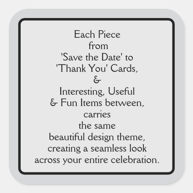 Welcome Pt 3 Square Sticker (Front)