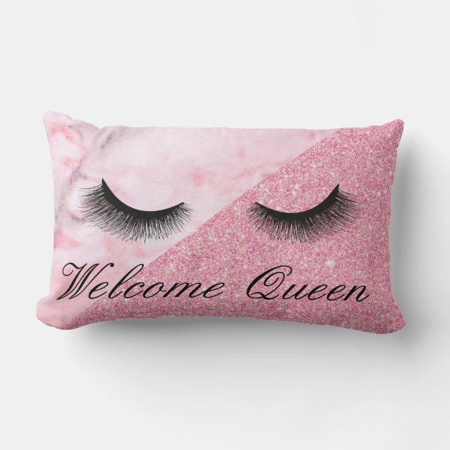 Welcome Queen, Stylist, Salon, Throw Pillow (Front)
