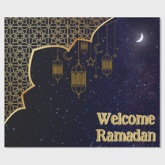 Welcome Ramadan: Islamic Design Wrapping Paper