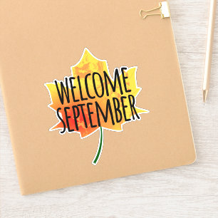 Welcome September Sticker
