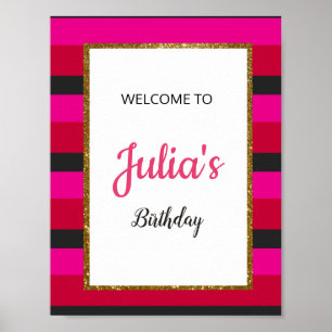 Welcome Sign Board for Birthday/Bridal Shower
