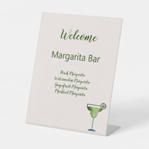 Welcome Sign Custom Text Margarita Bar