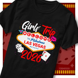 Welcome Sign Party in Las Vegas Girls Trip 2026 T-Shirt