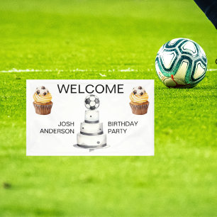 Welcome Sign Soccer Birthday Party