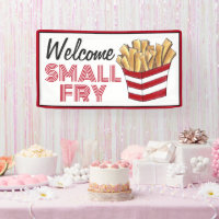 Welcome Small Fry French Fries New Baby Shower