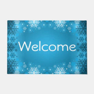 Welcome Snowflakes Doormat