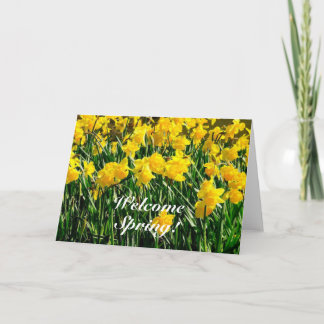 Welcome Spring-blank inside-greeting card