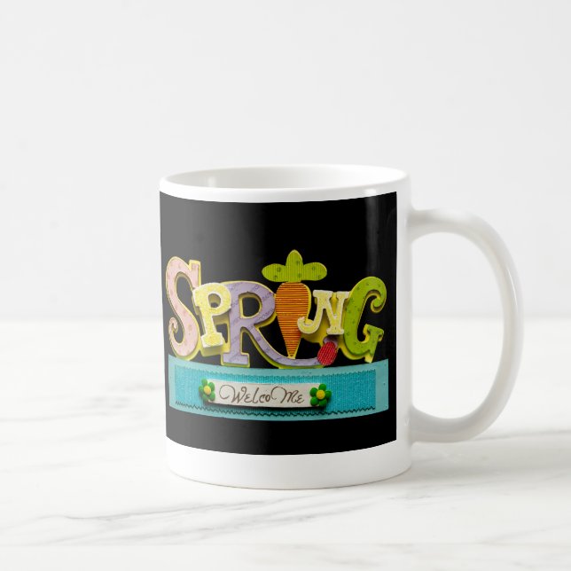 Welcome Spring Coffee Mug (Right)