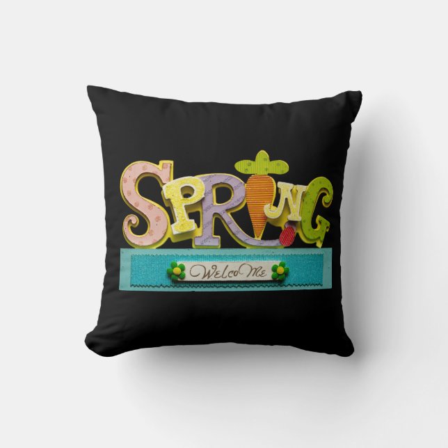 Welcome Spring Cushion (Front)