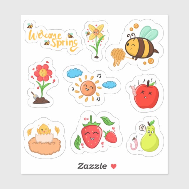 Welcome Spring elements set 2 planner  (Sheet)
