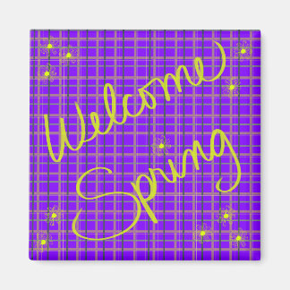Welcome Spring Magnet