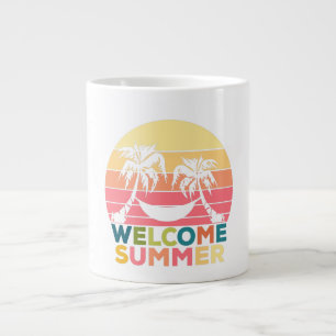 WELCOME SUMMER LARGE COFFEE MUG