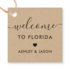 Welcome Tag, Wedding Welcome Bag Gift Tags, Kraft