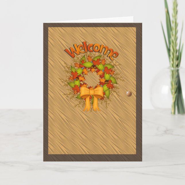 Welcome-Thanksgiving Card (Front)