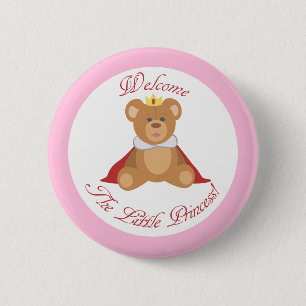 Welcome The Little Princess 6 Cm Round Badge