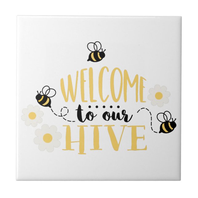 Welcome To &#160;Hive Ceramic Tile (Front)