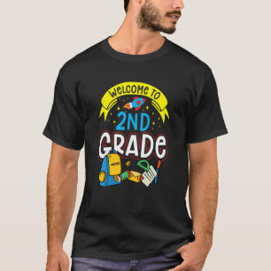 Welcome To 2Nd Grade School Second Grader Teacher T-Shirt